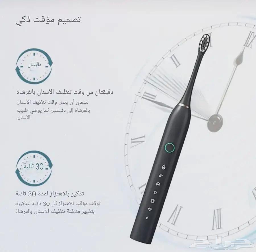 Electric toothbrush with 8 heads and 6 cleaning modes63033812471043111