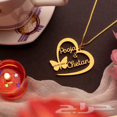 The beauty of the Arabic chain is designed with enamel and letters plated with gold63031641505537113