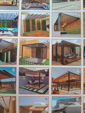 Haddad awnings pergolas hair houses sandwich panel roof tiles63012966085377114