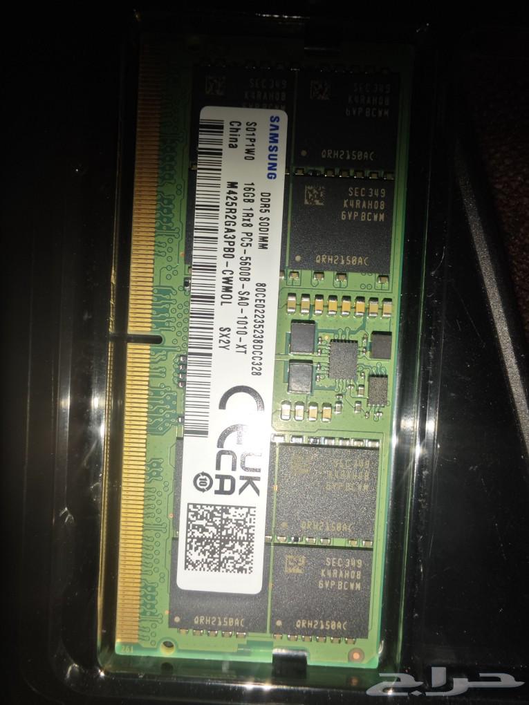 RAM DDR5 32GB SAMSUNG 5600MHz مستعمل630237972728341111