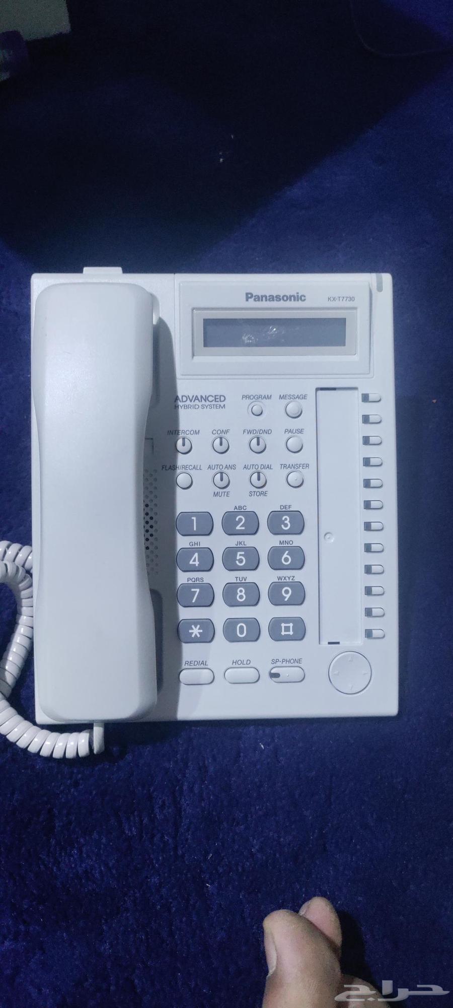 تلفون باناسونيك رئيسي جديد بدون كرتون موديل KX-T773063020224466690111
