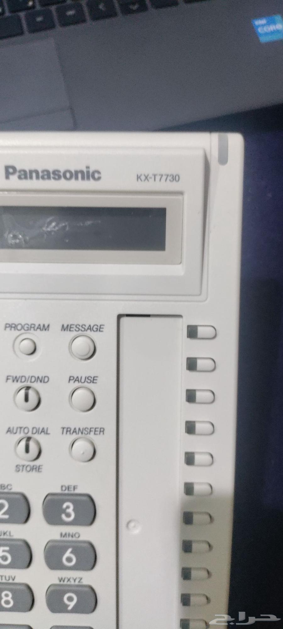 تلفون باناسونيك رئيسي جديد بدون كرتون موديل KX-T773063020224466690112