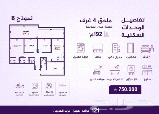 شقق تمليك واستثمار مخطط درب الحرمين مساحات واسعة63013392184707114