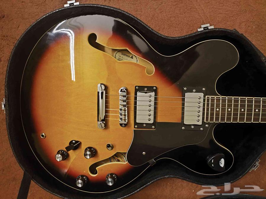 Original Rare Samick Semi Hollow Guitar63418397486595111