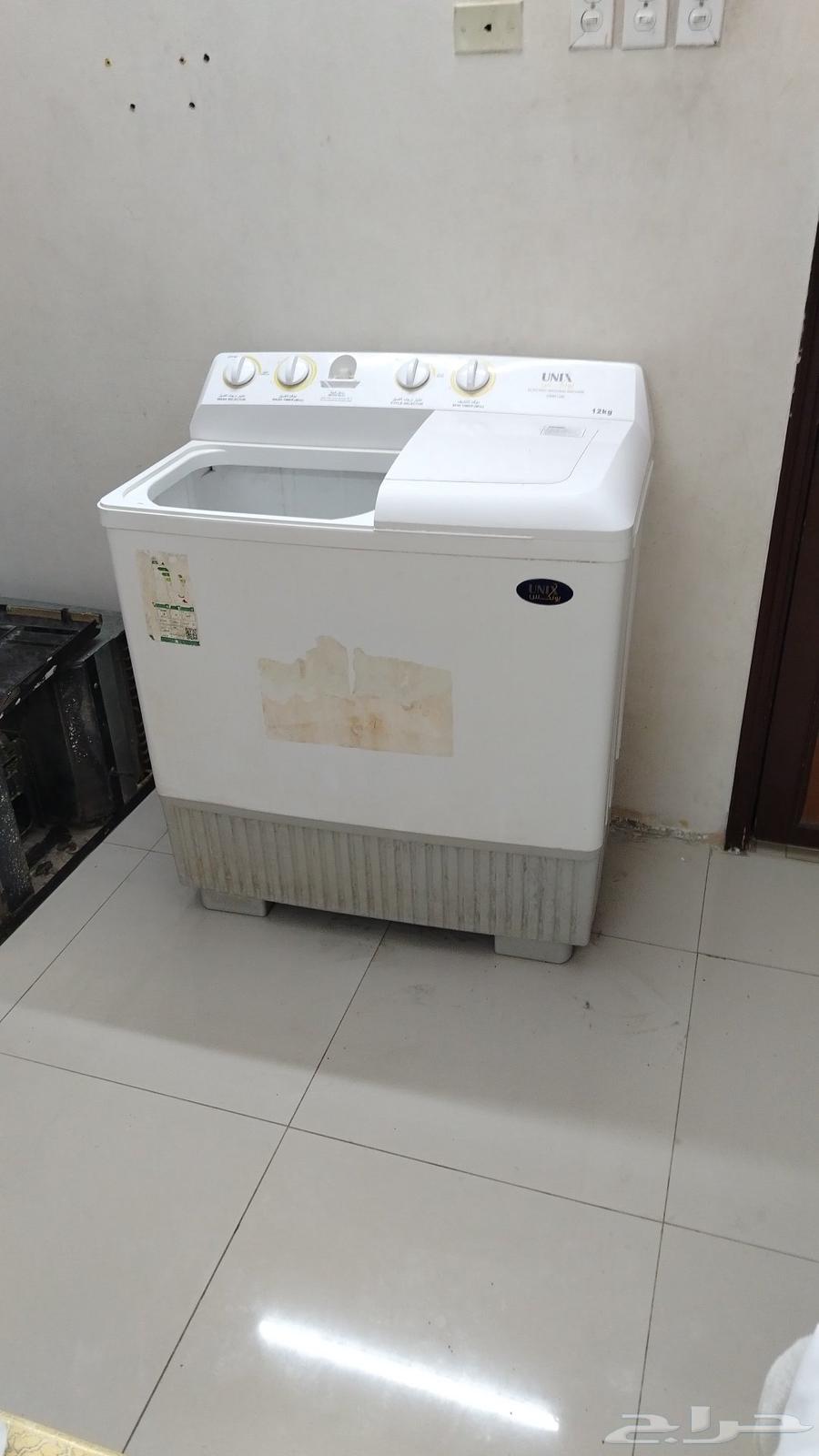Household appliances for sale: washing machines, refrigerator, air conditioner, and bedroom set63421591300867113