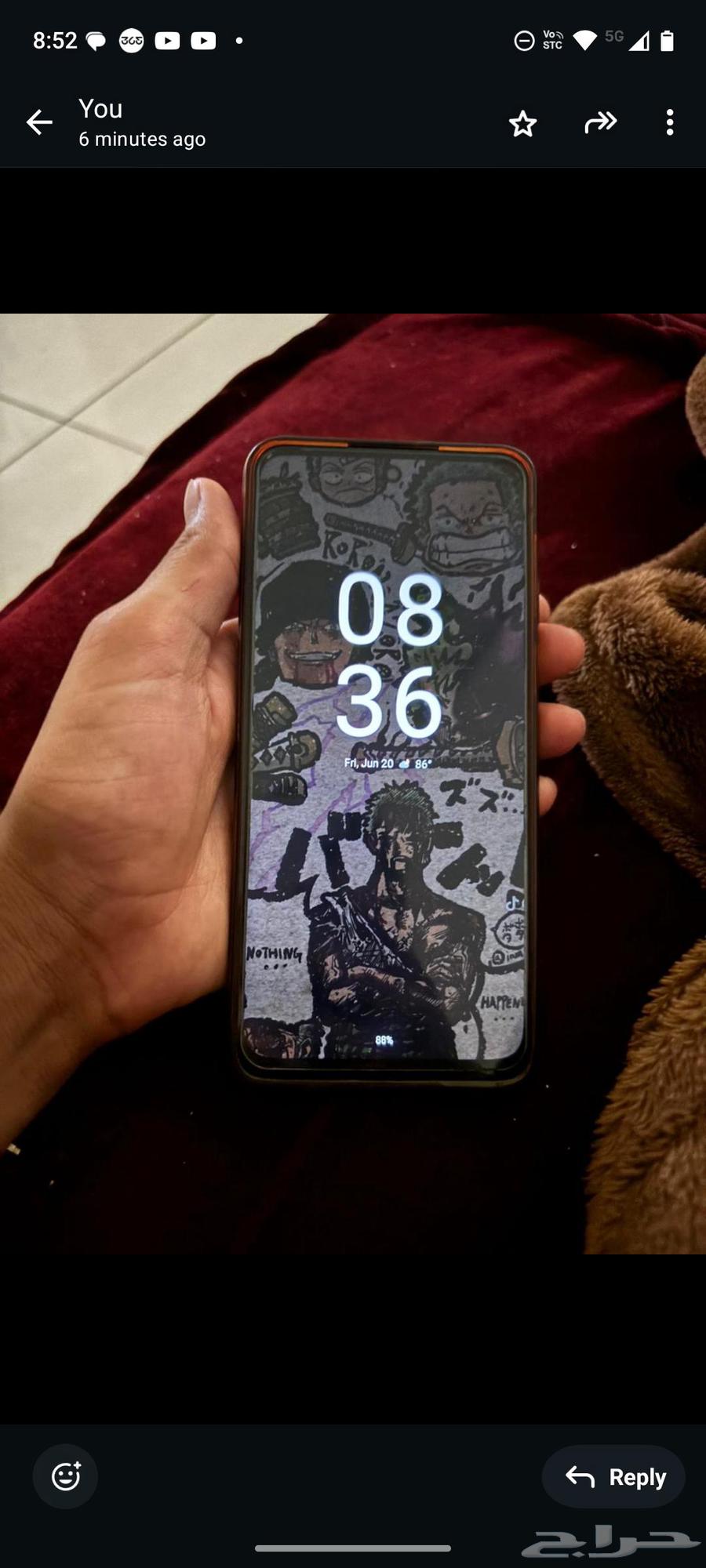 Motorola 54 256 GB, my new phone is clean.63420681403523111