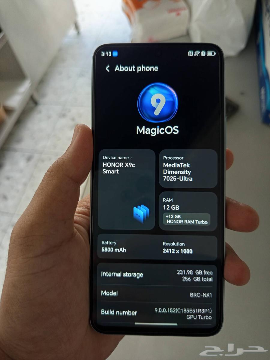 Honor x9c Smart. 12 12 256   . New Mobile Just Unbox63422263417090111