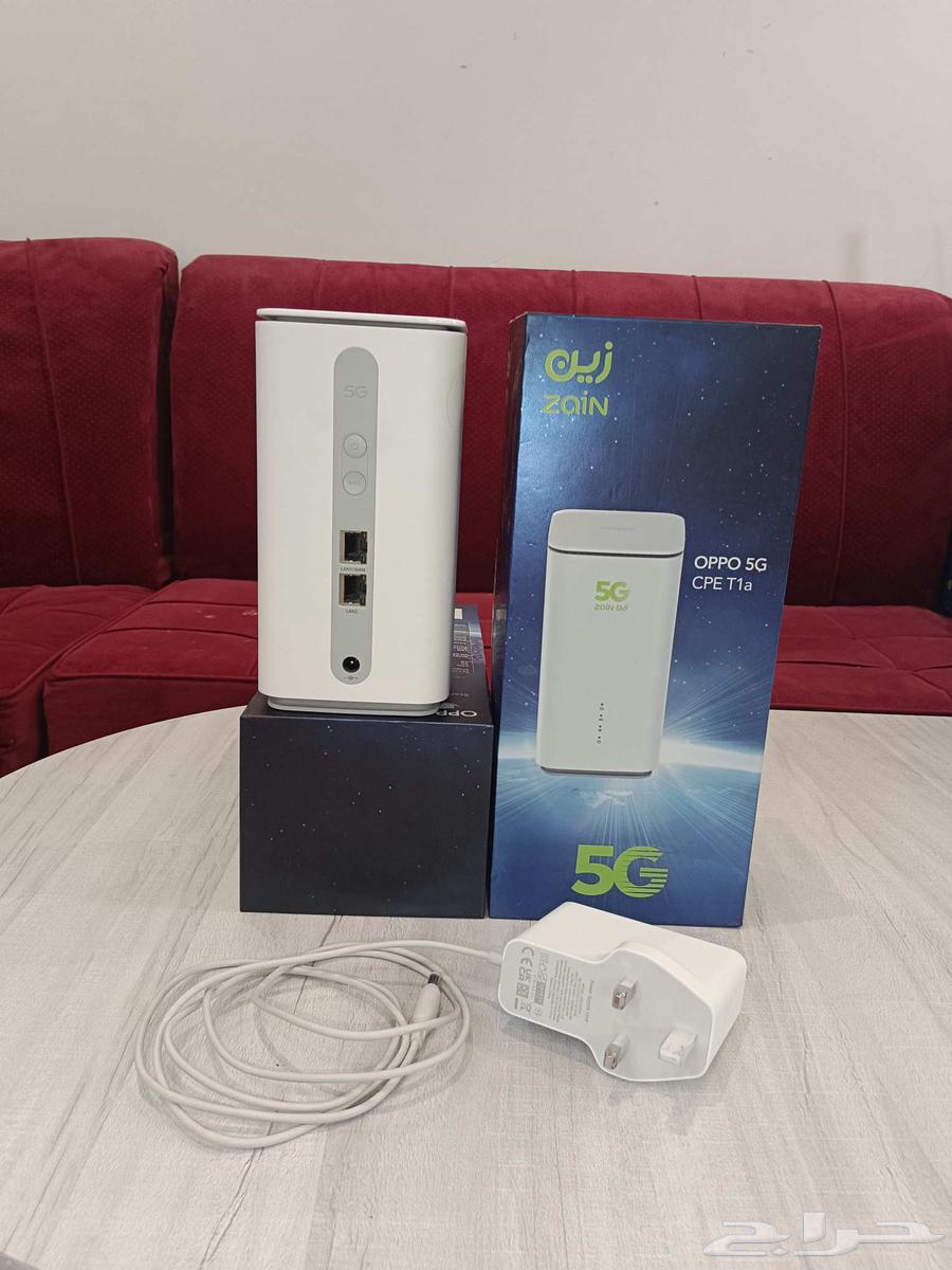للبيع راوتر Zain 5G   OPPO CPE T1a63422236392834111