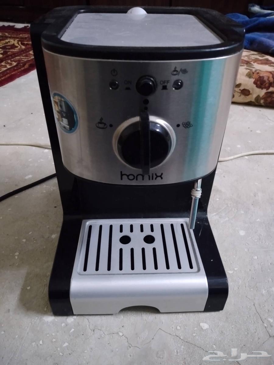 For sale: a Homex espresso machine that needs maintenance.63420463492483113