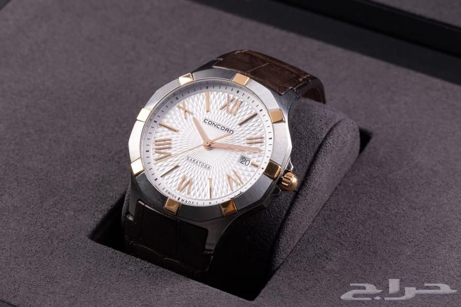 Concord men's watch, like new, original leather strap - quick sale63422290520577111