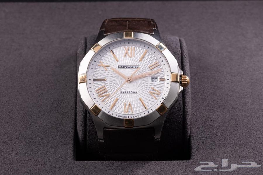 Concord men's watch, like new, original leather strap - quick sale63422290520577111