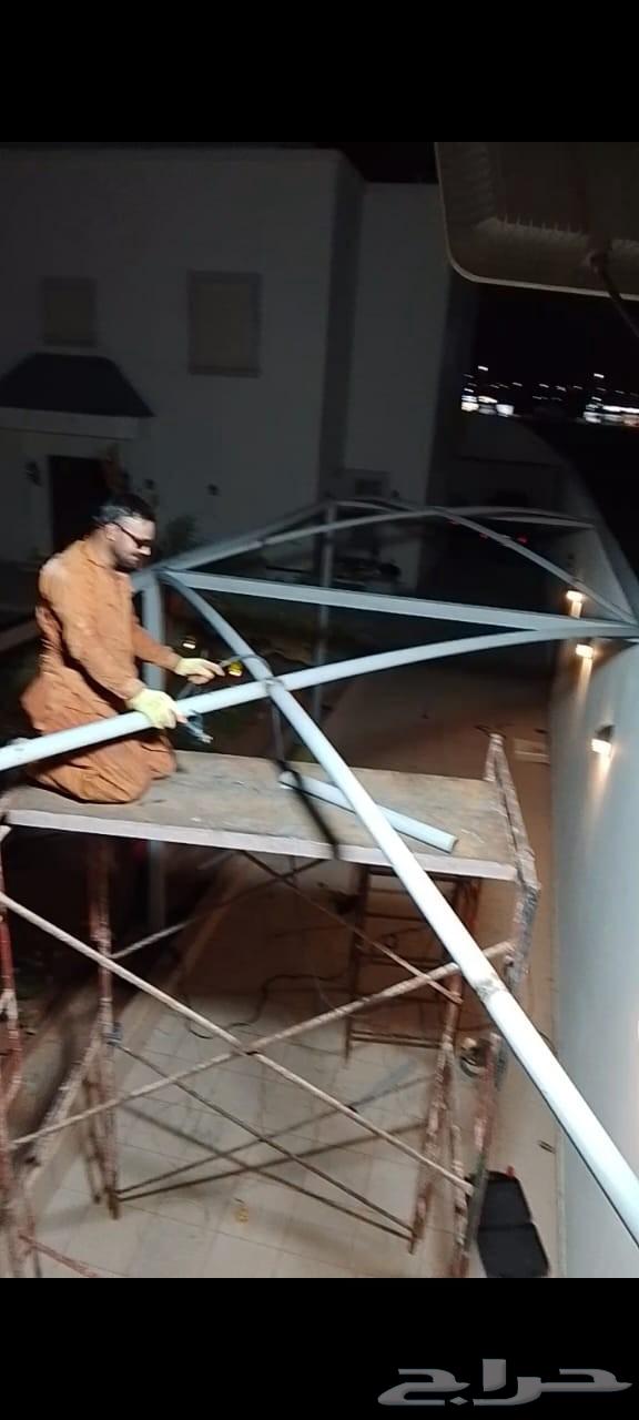 الصناعيه (شقراء) مظلات هناجر و ابواب.و مستويات وجميع انواع ا63033155104385112