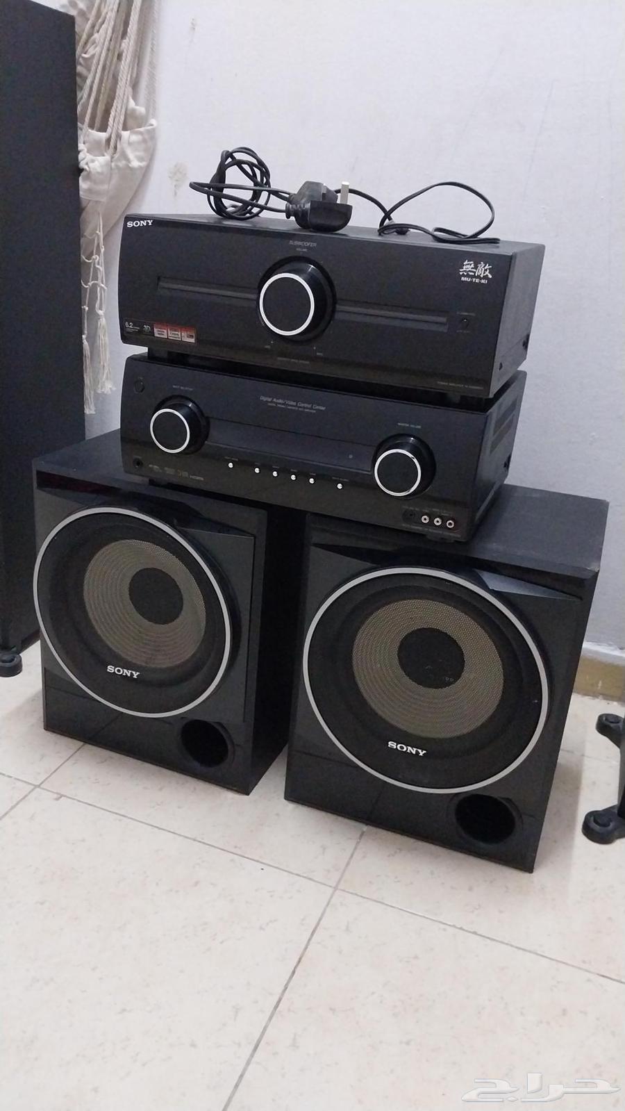 SONY MODEL NO. STR-KM5500 Sony speakers with subwoofer63419759625601113
