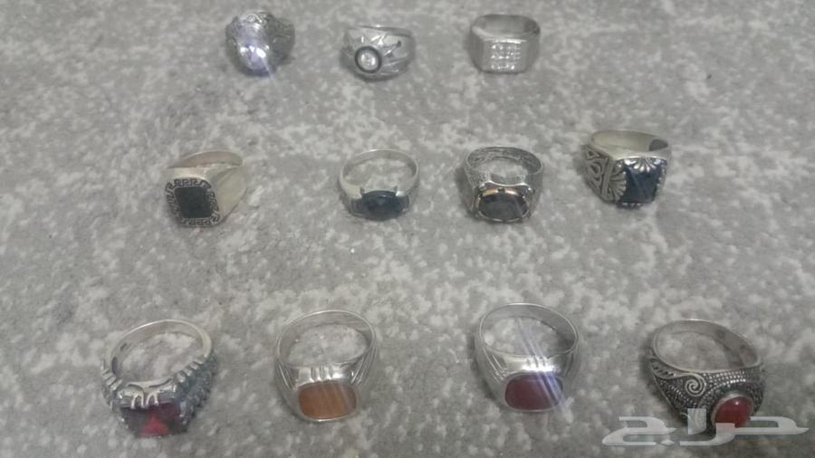Old original unused silver rings and an old silver pendant63414124883971114