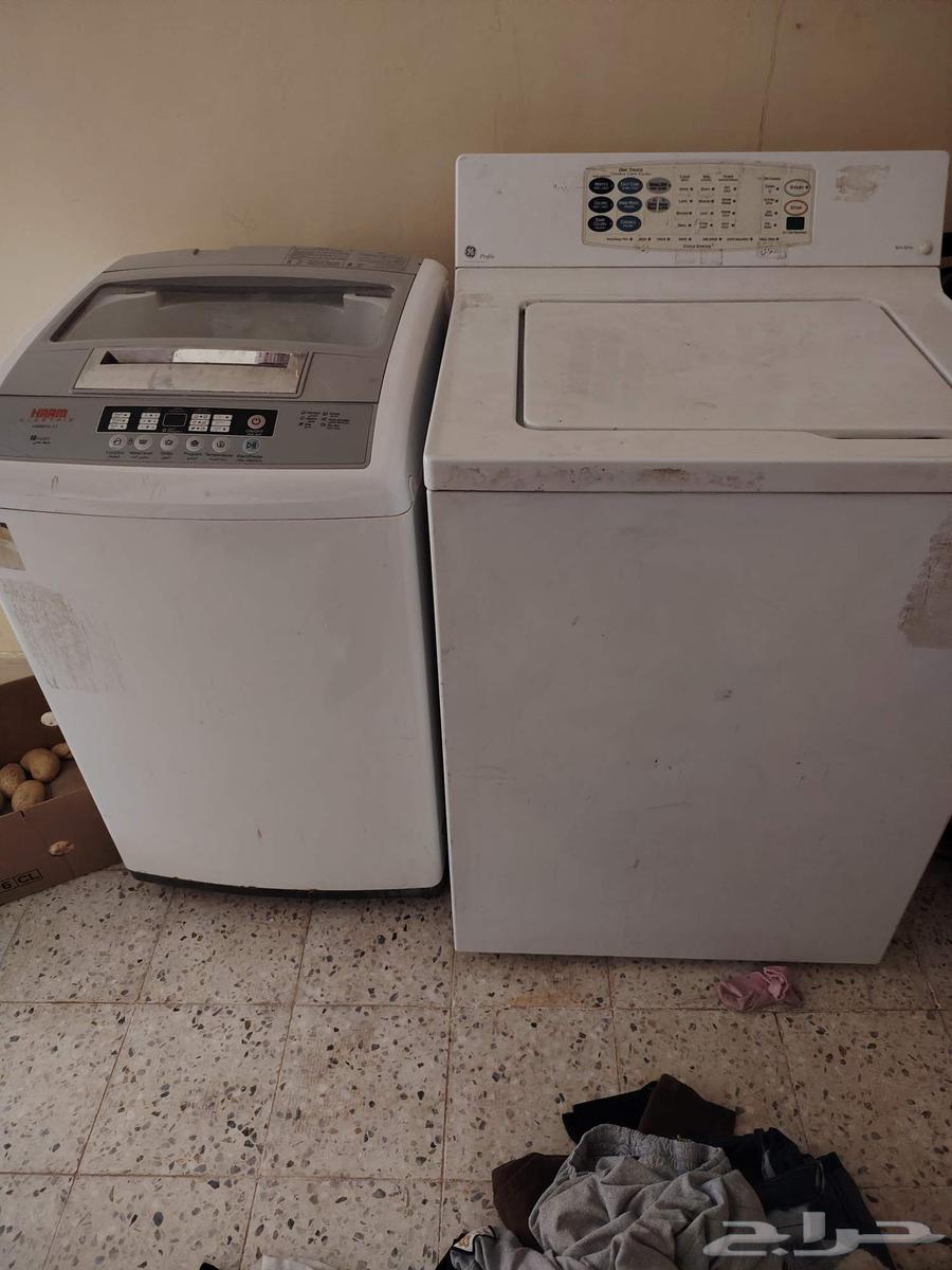 Three broken Samsung washing machines, American type, for sale as they are63416236447235111