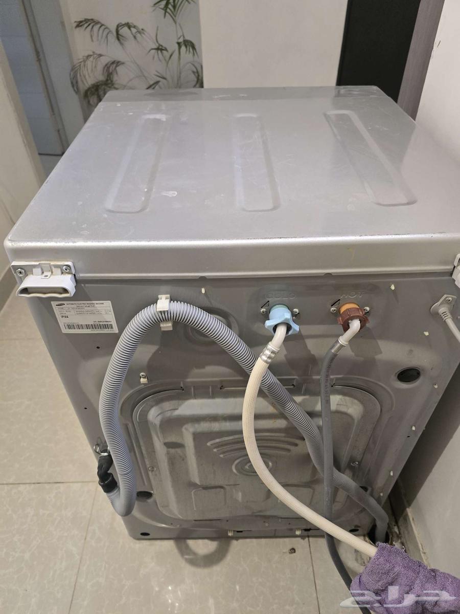 غسالة سامسونج بحالة جيدة 14 كغم 8كغم تجفيف 100 Samsung Wa63414375759875114