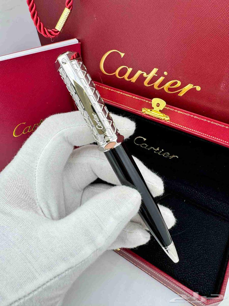 Cartier Santos watch model with open cover and escape63415434262402114