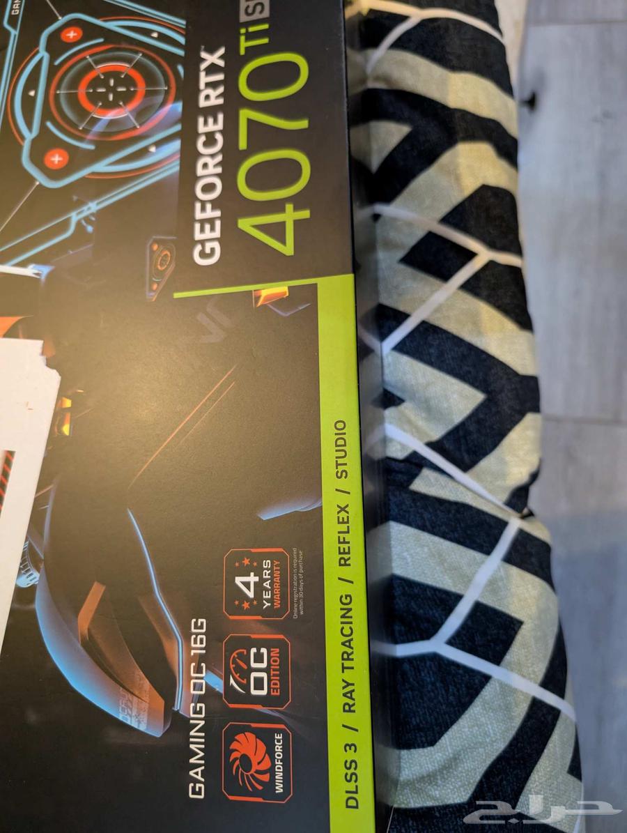 كرت شاشه 4070 تي اي سوبر RTX 4070 to super634175171155231119