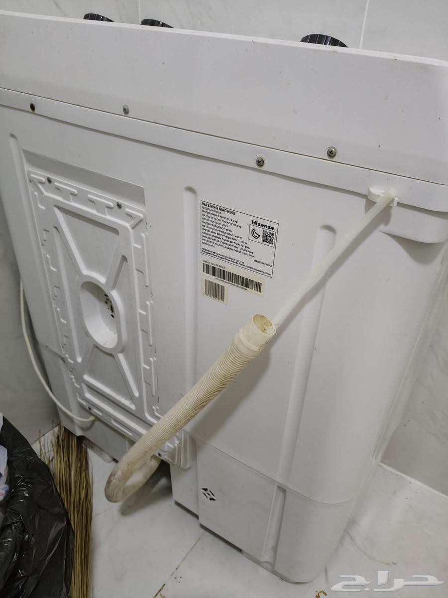 HiSense 9kg washing machine, new, used for two weeks, 450 SAR634177518952991120