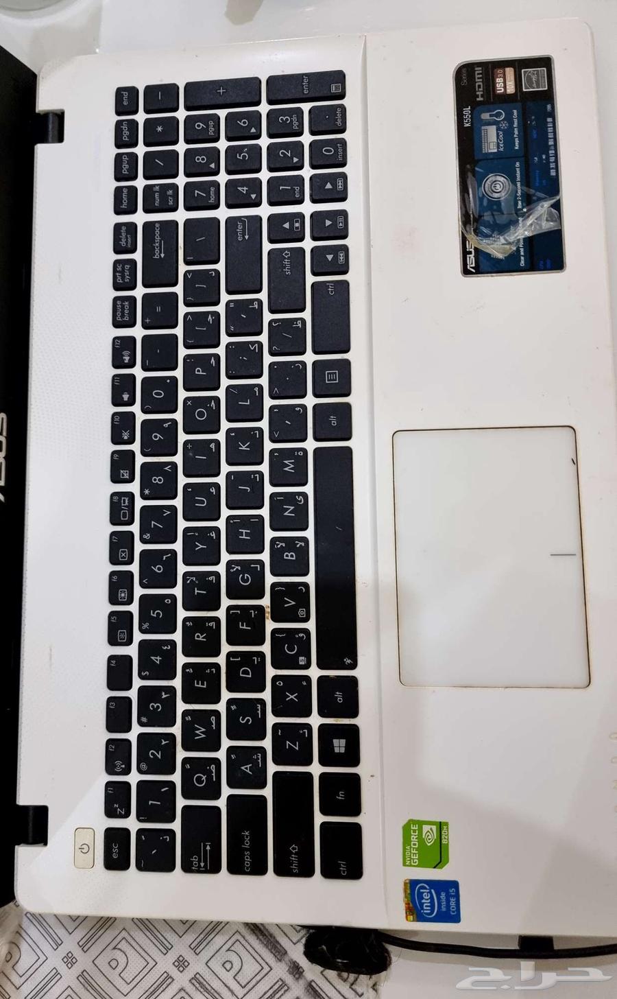 جهاز لابتوب اوسس نظيف جدا مع كامل اغراضة63412800219650112