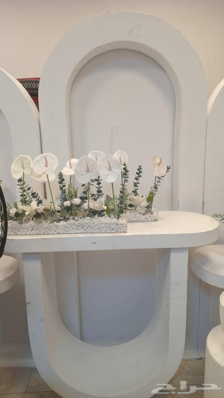 طاولات ضيافة و كوش و مداخل استقبال و أحواض ورد وتحف63612779184257114