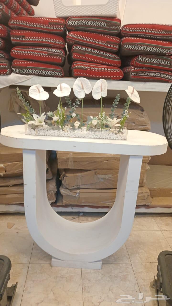 طاولات ضيافة و كوش و مداخل استقبال و أحواض ورد وتحف63612779184257113