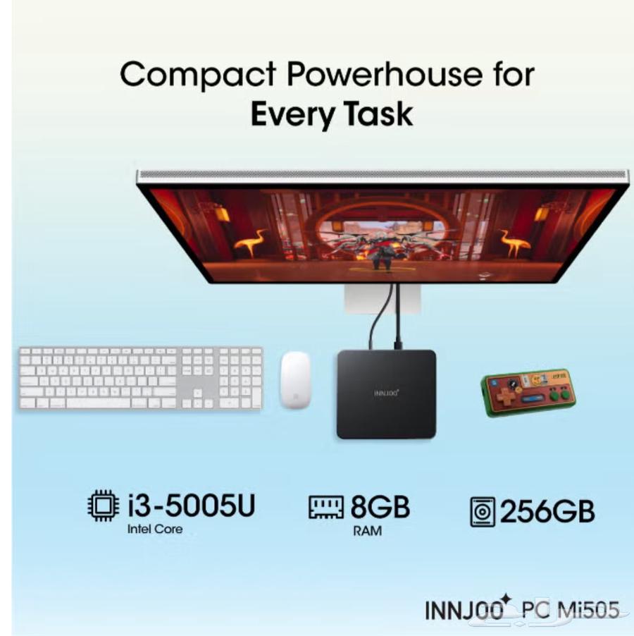كمبيوتر شخصي صغير Mini InnJoo PC Mi505 i3 win11 8GB 256GB63404104611201112