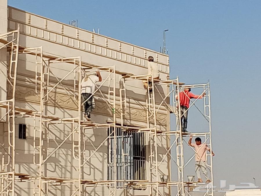 تلبيس واجهات خارجيه لياسه ملونه بديل الحجر63032300482818111