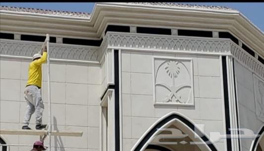 تلبيس واجهات خارجيه لياسه ملونه بديل الحجر63032300482818113
