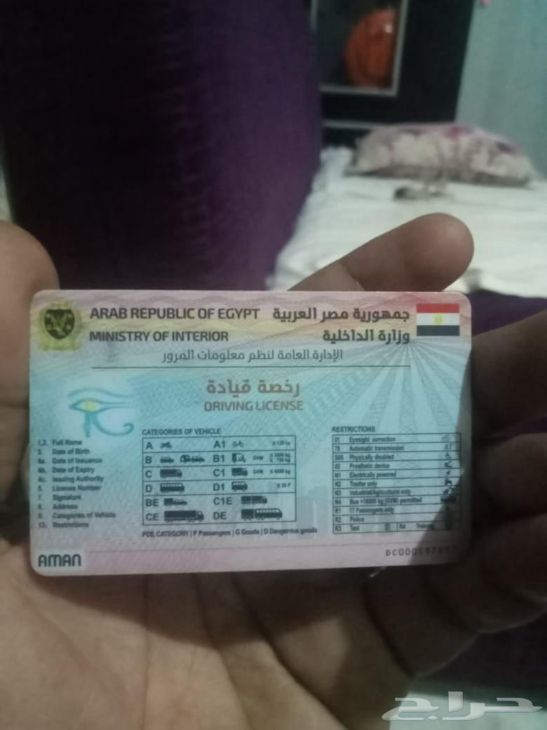 Egyptian drivers of transport, private and trailer vehicles present in Egypt63033604988418112