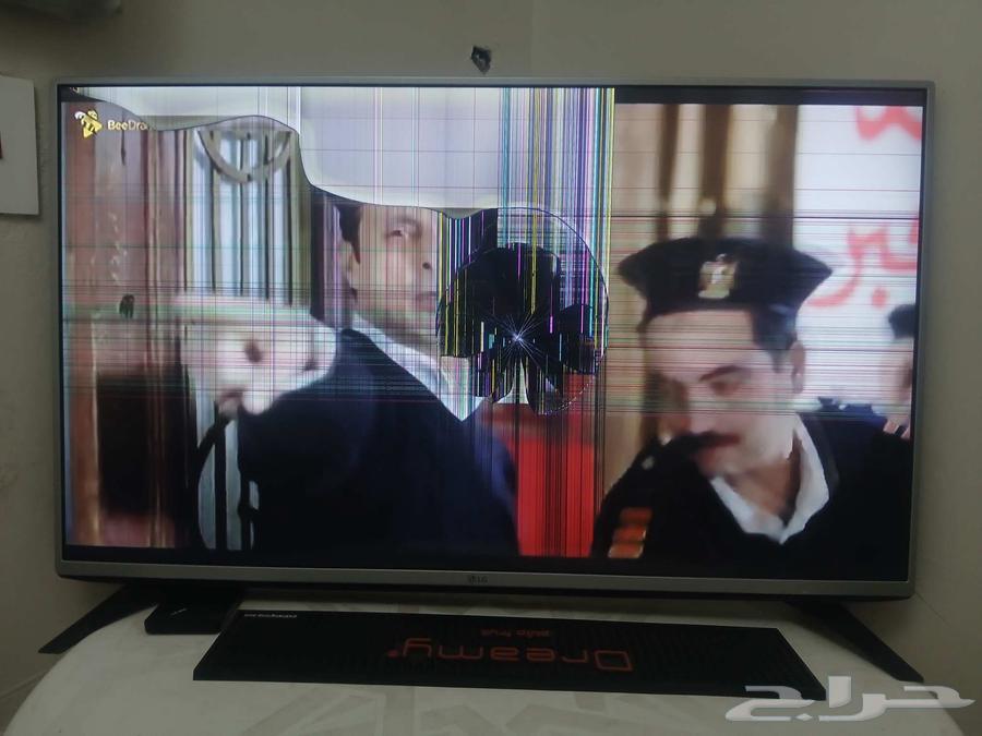 شاشه LG مكسوره بدون ريموت63399654573059111