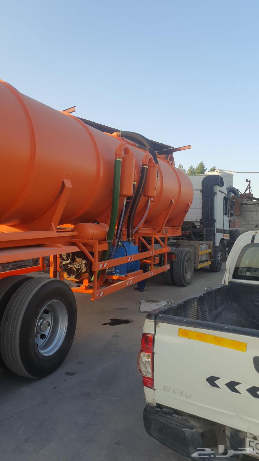 Used vacuum tank, model 2023 11, one year old63613936615939111