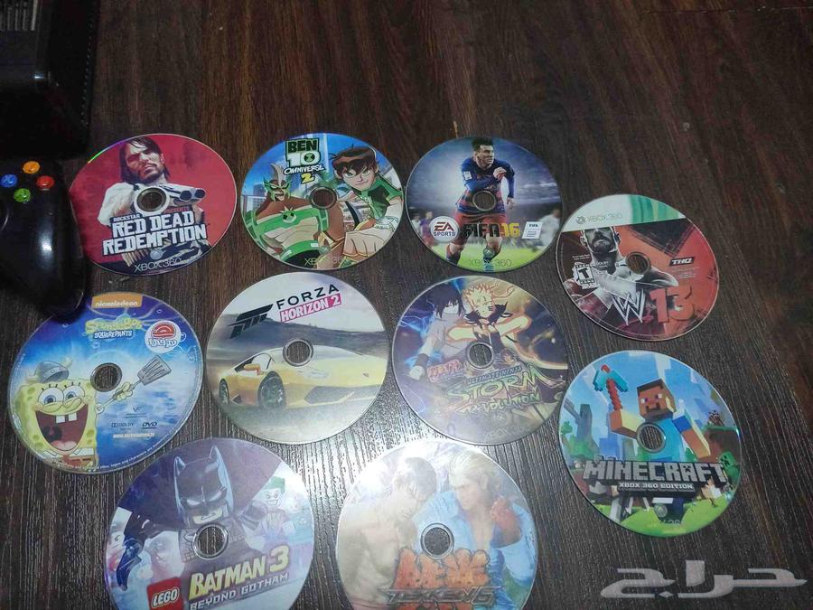 اكس بوكس مع يدين و 20 شريط مجاني63374045635842113