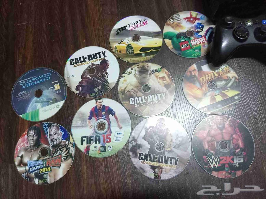 اكس بوكس مع يدين و 20 شريط مجاني63374045635842114