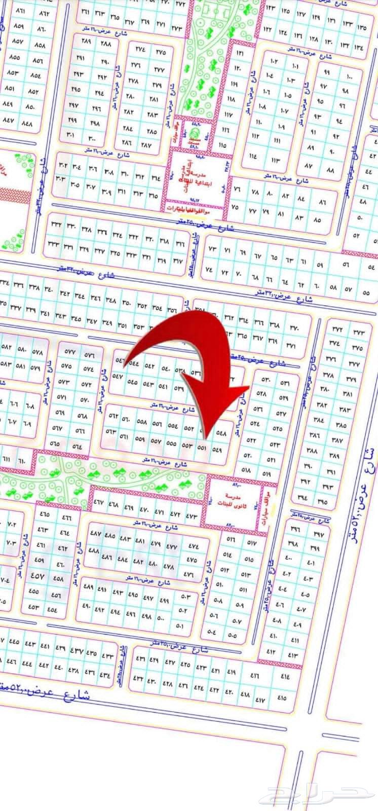For sale, half plot of land in Al-Najma neighborhood, part 1C, 16-meter street, south-facing.63440203443330112
