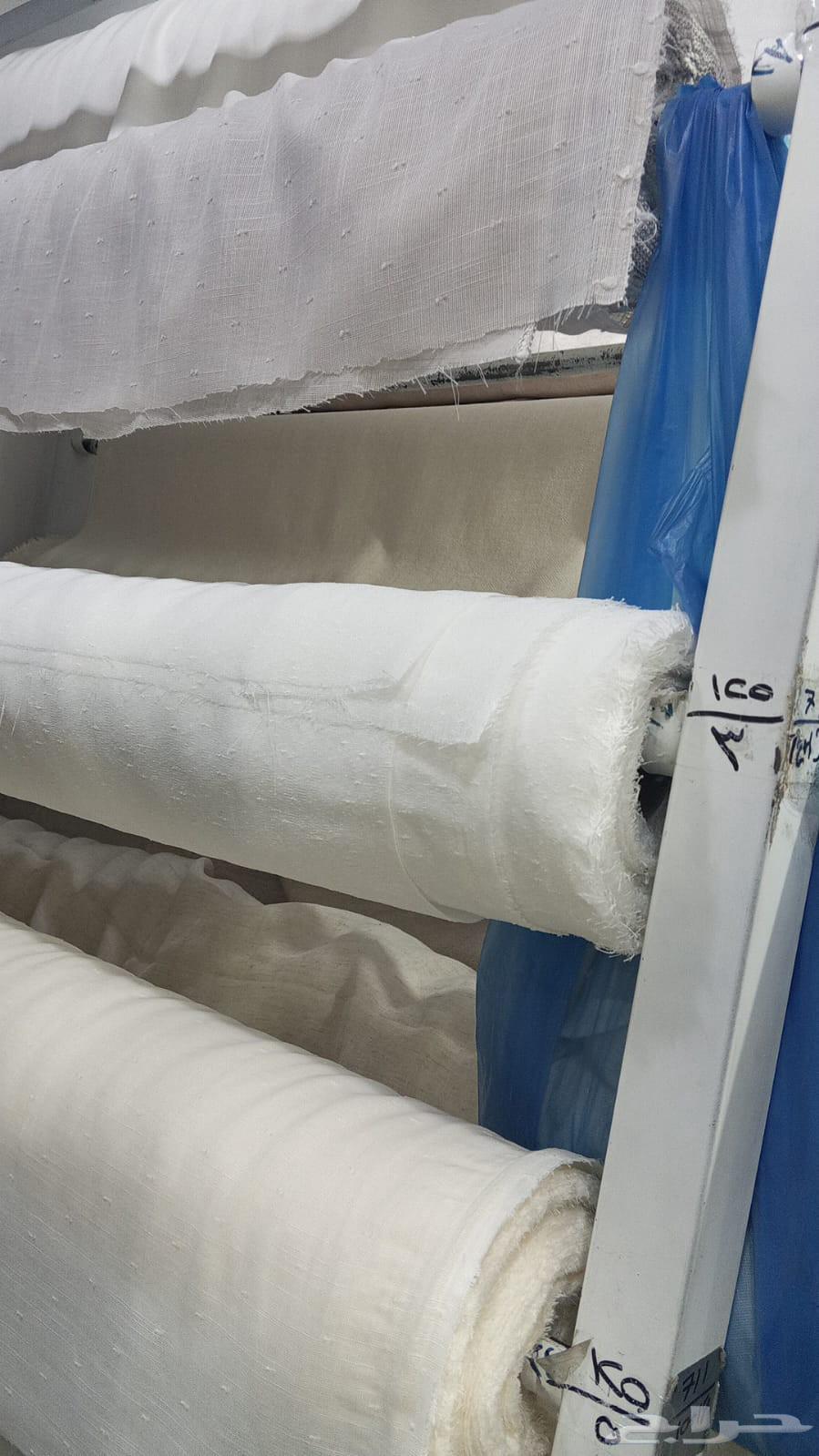 Distributor of fabric for sofas, curtains, and chiffon throughout Dammam, Al-Haraj, and exhibitions63375457259651113