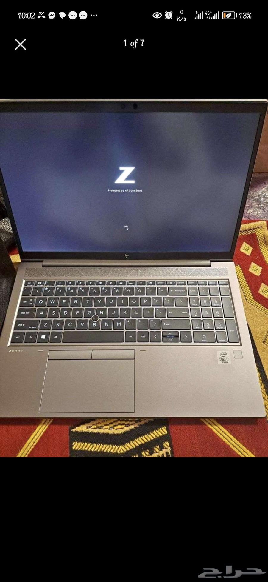 لاب توب من HP للأعمال الشاقة مساحة 512 و رامات 32 جيجا633597620317461123