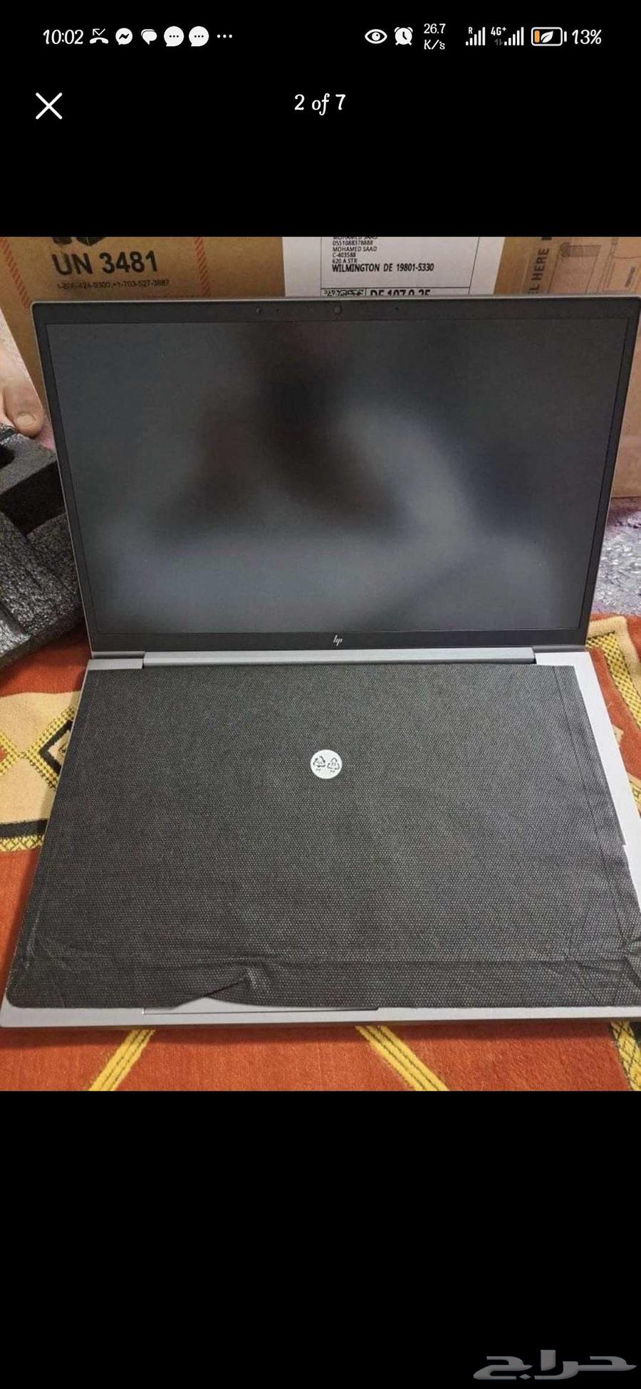 لاب توب من HP للأعمال الشاقة مساحة 512 و رامات 32 جيجا63359762031746113