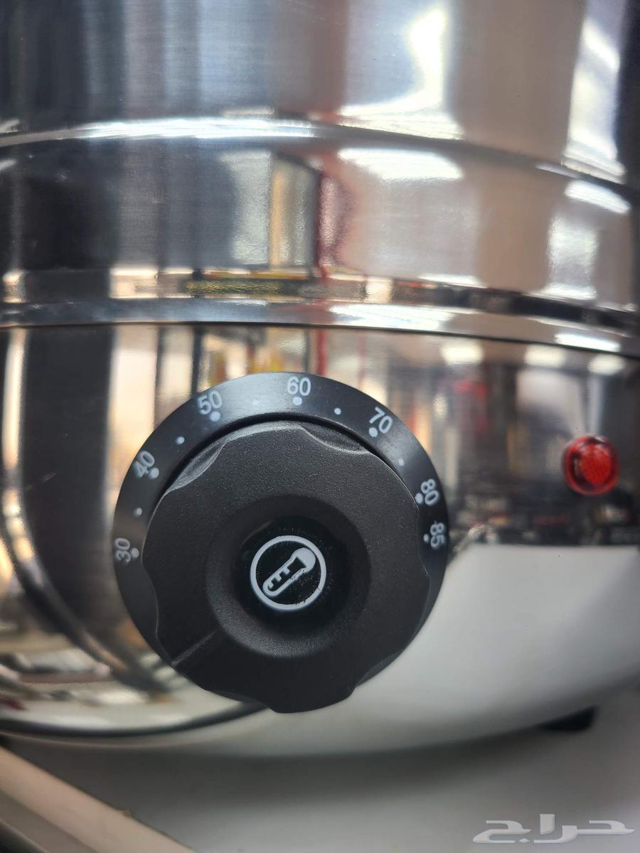 New stainless steel and black soup heater for sale at an excellent price63355661677827112