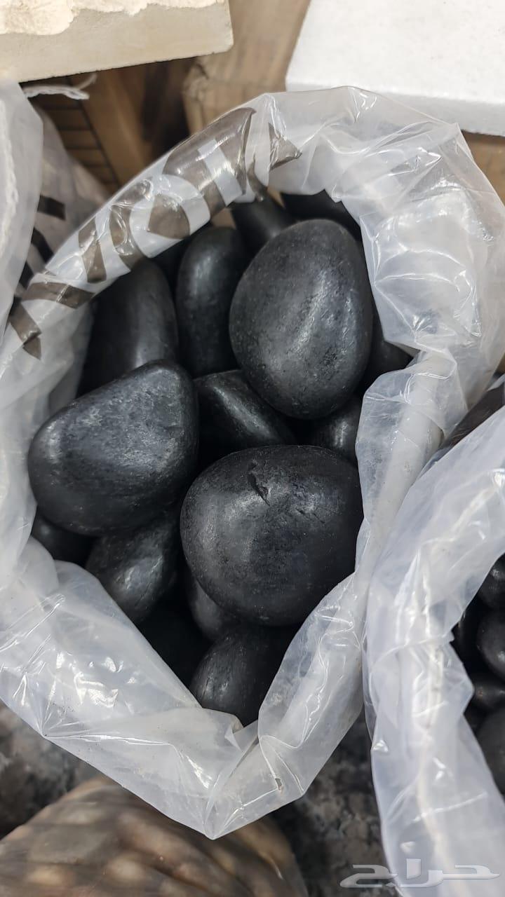 بحص ابيض واسود ولامع وعسلى63352358368897113