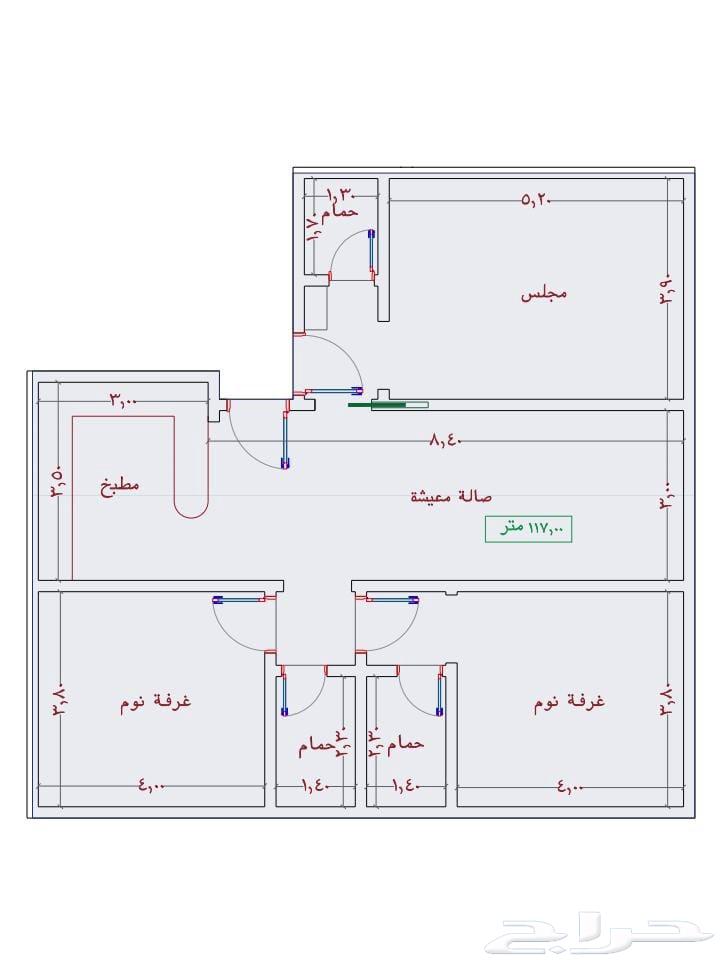 شقق فاخره للتمليك 3غرف 4غرف حي الواحه مخطط سندس63348096323458112