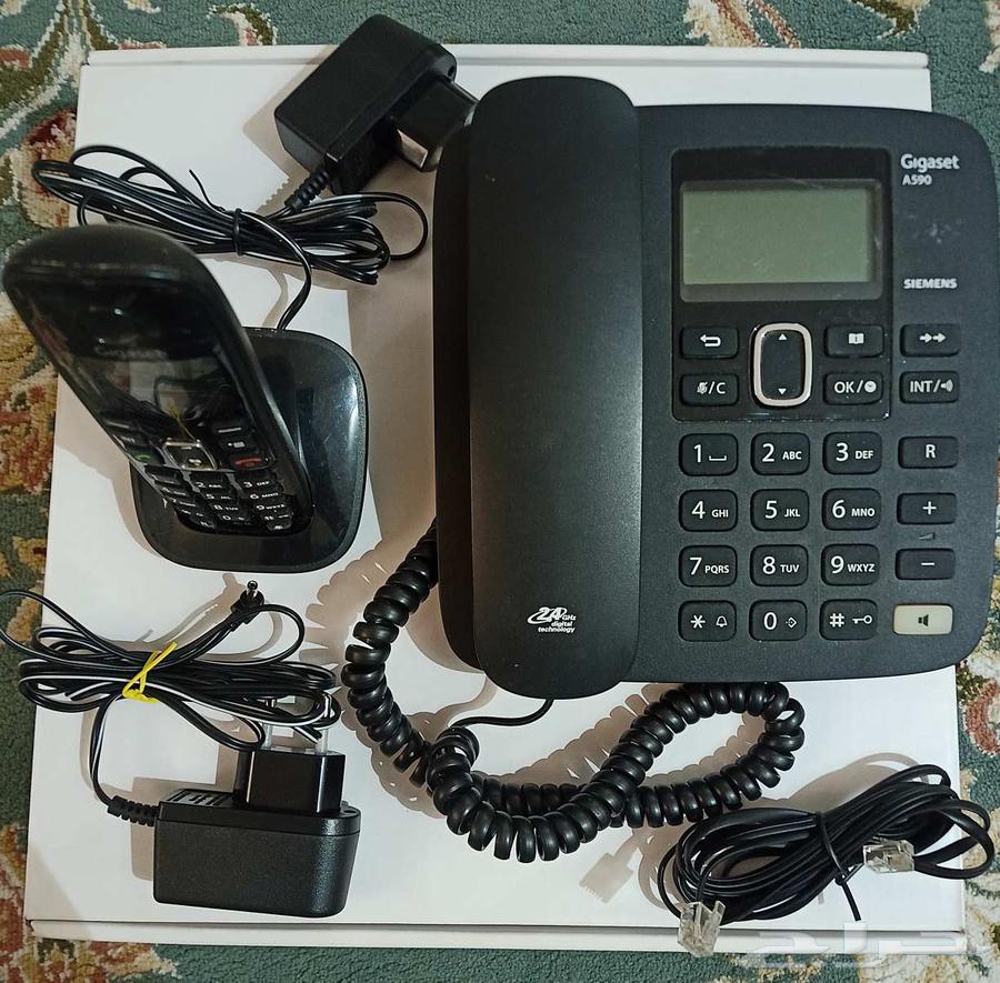 تلفون ارضي مع جهاز لاسلكي63339294379393111