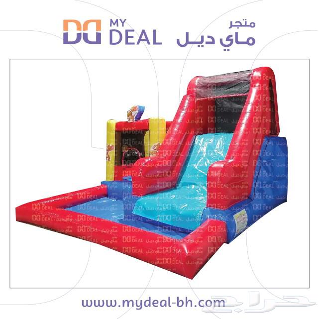 Rental of a slide with a bounce house and a dry pool.63278988012674111