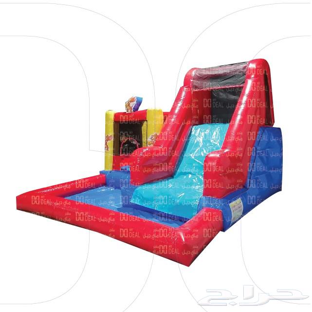 Rental of a slide with a bounce house and a dry pool.63278988012674114