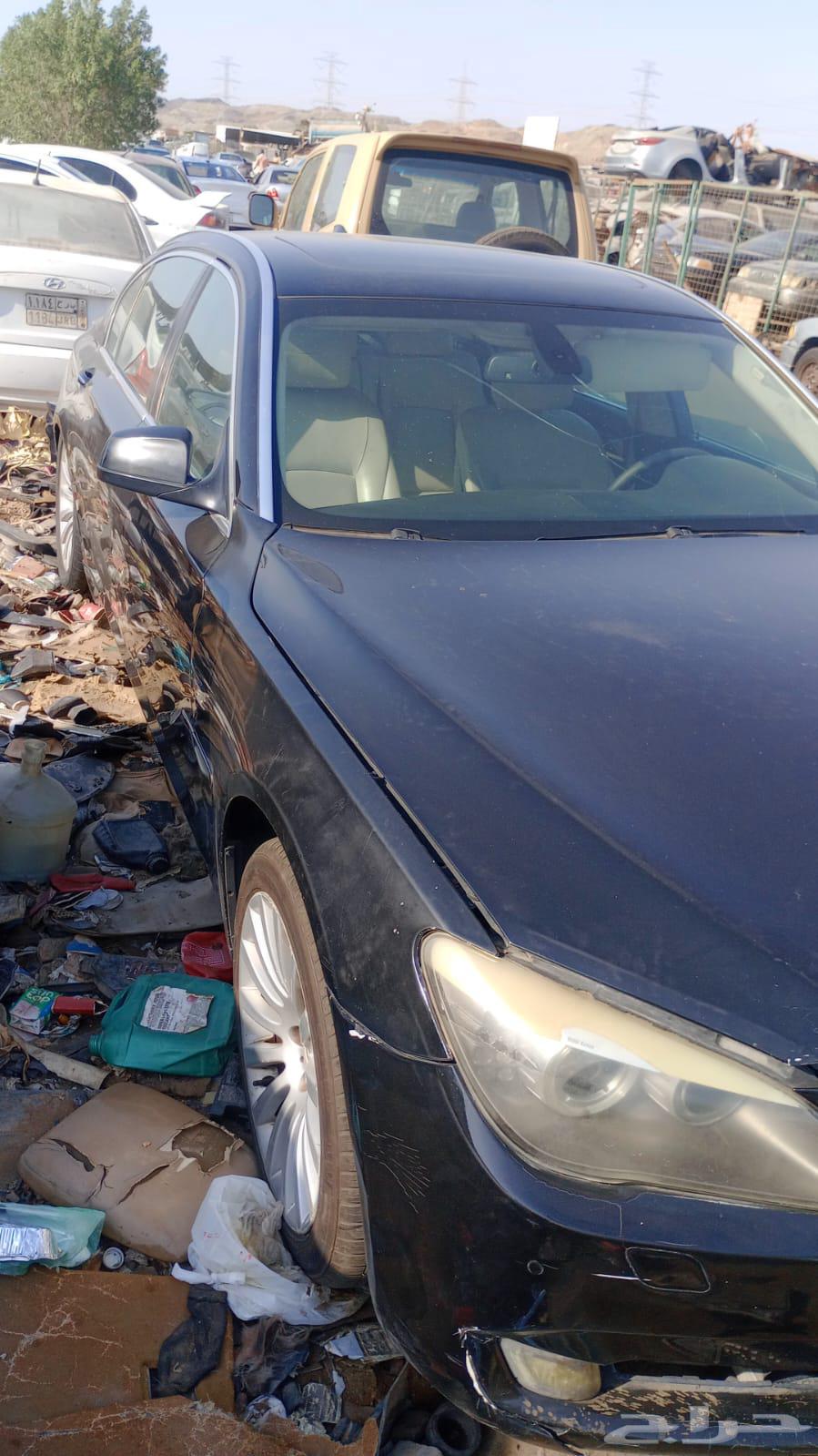 قطع غيار bmw 730 تشليح بي ام دبليو 730 li الفئة السابعة63654640814338114