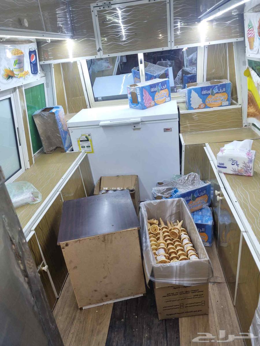 سيارة ايسكريم للبيع مفحوص مجدد السعر 30 الف63396369716355113
