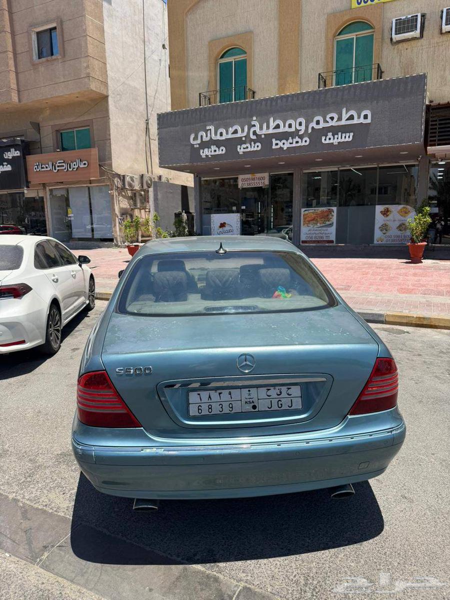 Mercedes S500 2003 model with some scratches and 450,000 km mileage63654661237249111