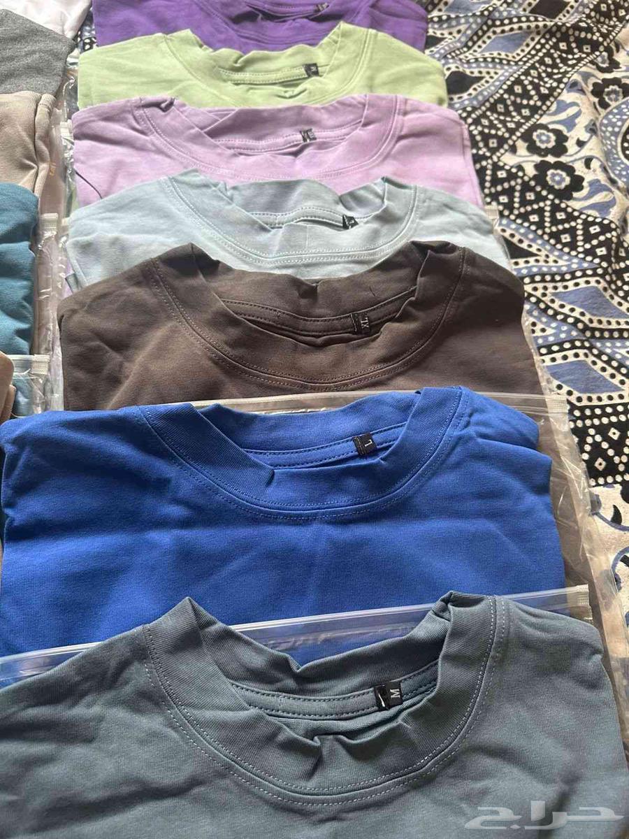 تيشرتات اوفر سايز 14 لون المقاسات من M إلى 3XL صنع في الصين63621839134337113
