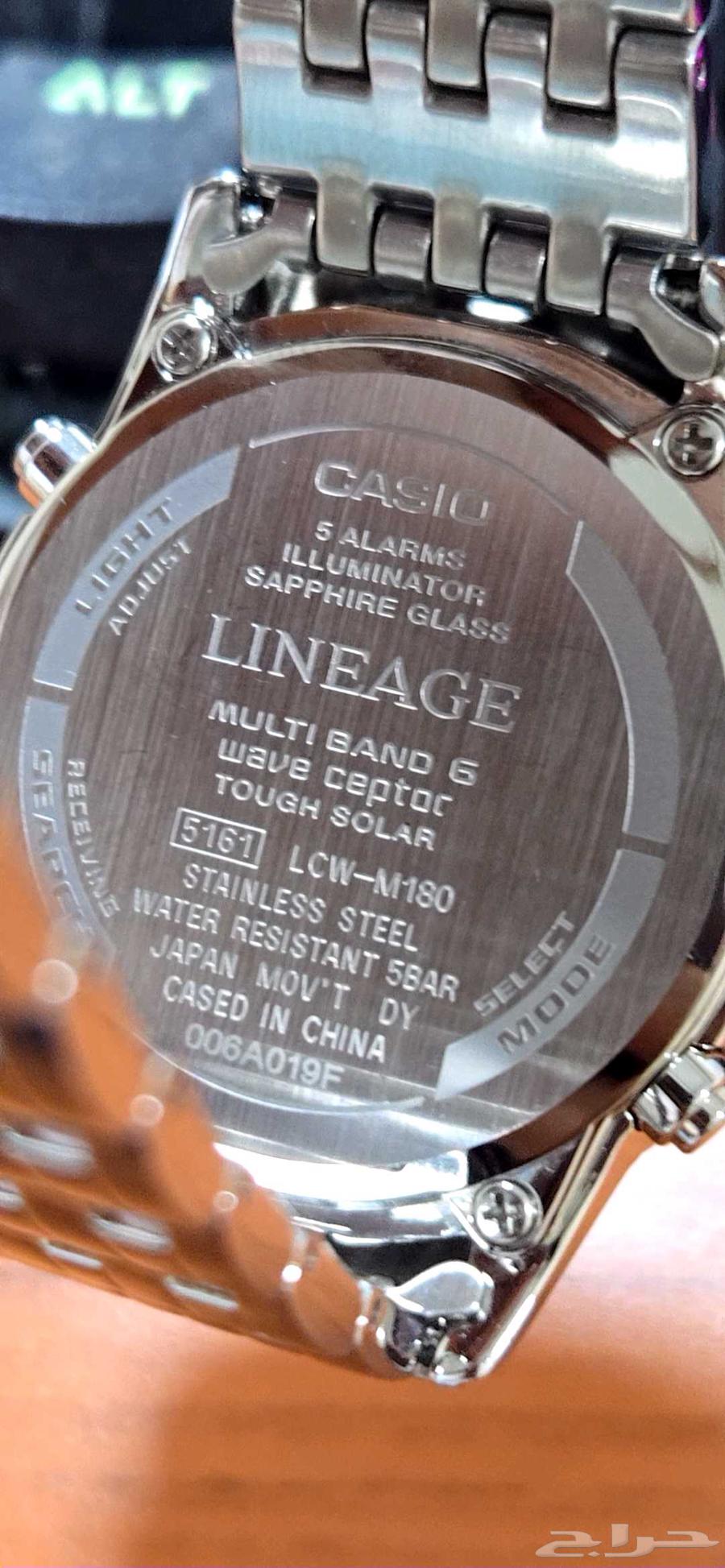 ساعة كاسيو اصدار السوق الياباني Casio LCW-M18063618585175299111