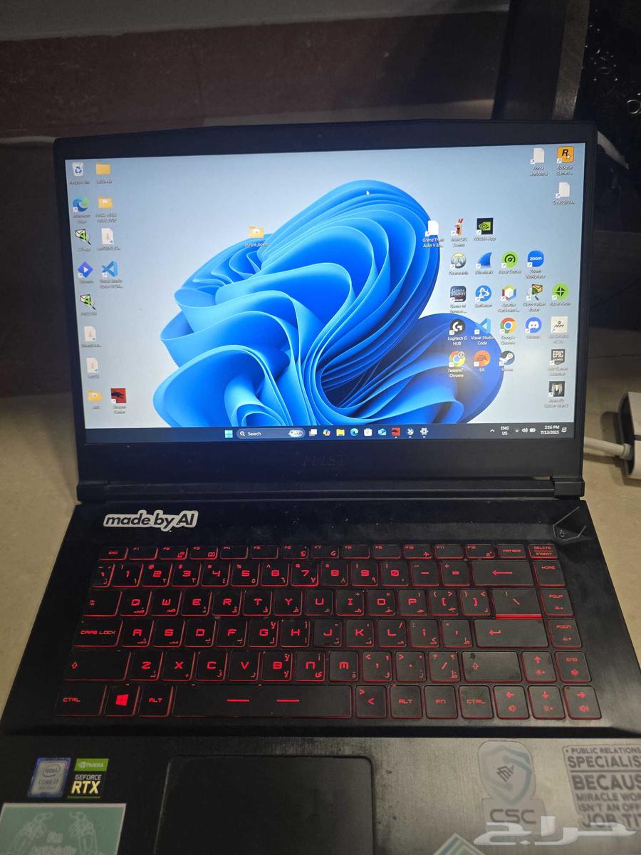 لابتوب جيمنج msi GF65 Thin63654948148225110